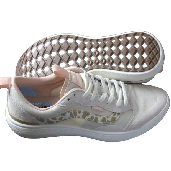 Vans Men's UltraRange Exo Se Groovy Floral Khaki Skate Trail Shoes Size 12 NIB - Picture 1 of 5